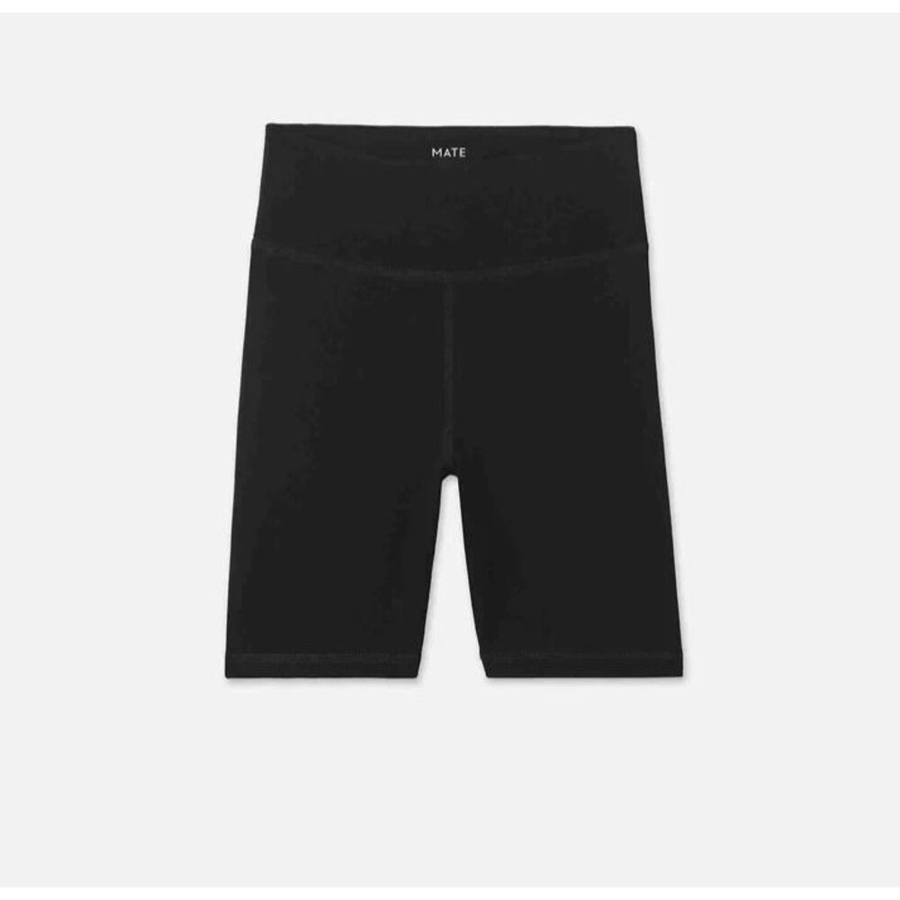 MATE THE LABEL WOMEN'S ORGANIC COTTON BIKER SHORTS NWT BLACK SZ L - Picture 7 of 7